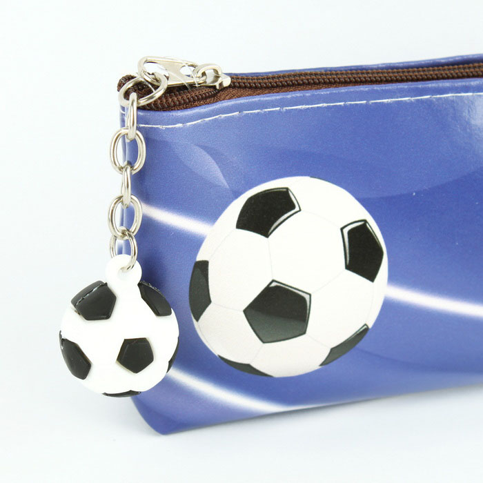 Фото товара Пенал с брелоком кожзам Football — Krasavita.by