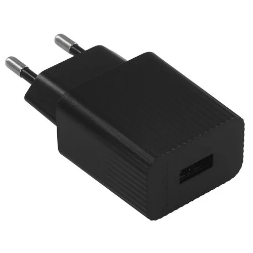 Фото товара BOROFONE BAS71A/ Сетевое ЗУ + Кабель Micro 1m/ 1 USB/ Выход: 10.5W/ черный — Krasavita.by