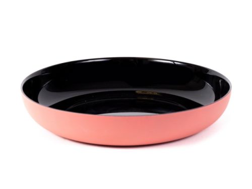 Фото товара ТАРЕЛКА ДЕСЕРТНАЯ стеклокерамическая "Vicky Black Terracotta" 21 см (арт. Q8580, код 253142) — Krasavita.by