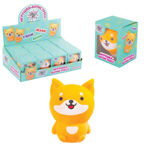 Фото товара Игрушка-антистресс, 5х8 см, дисплей, JOLLY JOT (ДЖОЛЛИ ДЖОТ), 665802 — Krasavita.by