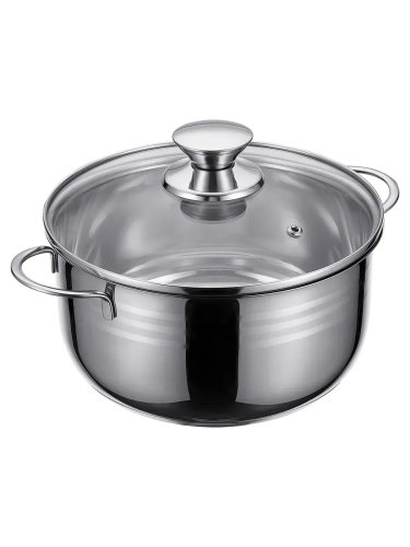 Фото товара Кастрюля со стек. кр. 3,0л Linea BIMBO vitro — Krasavita.by