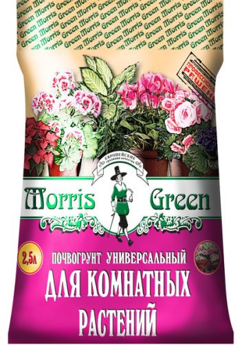 Фото товара Почвогрунт для комнатных растений MORRIS GREEN 6,5л /4607141951978/ — Krasavita.by