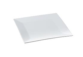 Фото товара ТАРЕЛКА МЕЛКАЯ фарфоровая "White Square" 26*26*2,5 см (арт. CHP1565, код 278732) — Krasavita.by