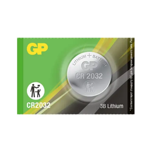 Фото товара Батарейка литиевая GP Lithium CR2032 "таблетка, дисковая, кнопочная" 1 шт, блистер (отрыв.блок) — Krasavita.by