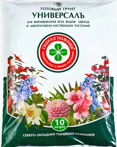 Фото товара Грунт Универсаль "Скорая помощь"  10л. 4607049610717 — Krasavita.by