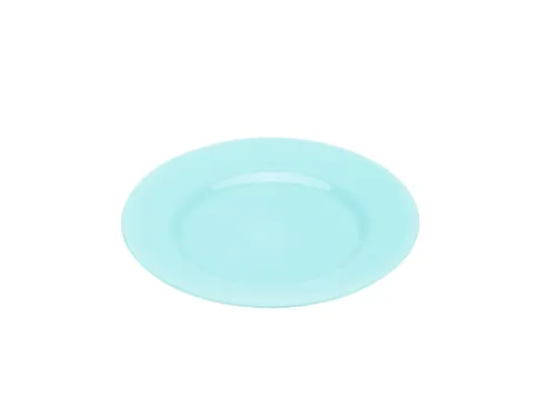 Фото товара ТАРЕЛКА ДЕСЕРТНАЯ стеклокерамическая "Plumi light turquoise" 19 см (арт. V9043, код 289905) — Krasavita.by