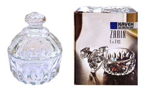 Фото товара SR7132GCL Сахарница Zarin 140 мл 8х8х10.5 см  в подарочной упаковке 4680533037061 — Krasavita.by