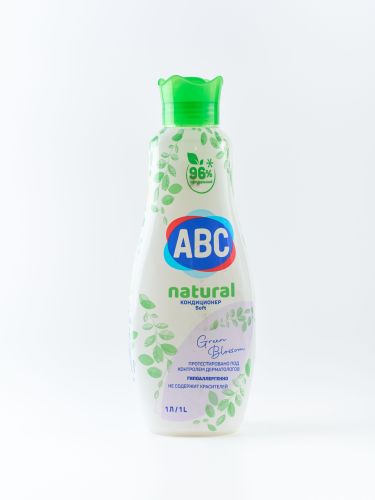 Фото товара Кондиционер для белья ABC Natural soft Green Blossom 1л — Krasavita.by
