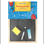 Доска для рисования двусторонняя маркерно-меловая