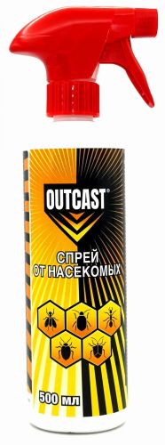 Фото товара Спрей от насекомых OUTCAST 500 мл — Krasavita.by