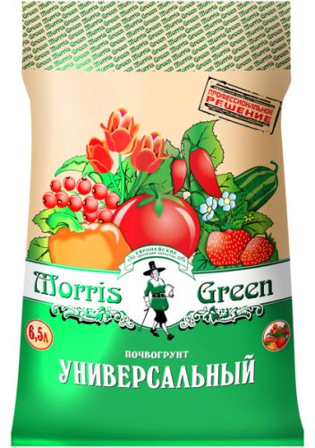 Фото товара Почвогрунт Универсальный MORRIS GREEN 6,5л /4607141950094/ — Krasavita.by