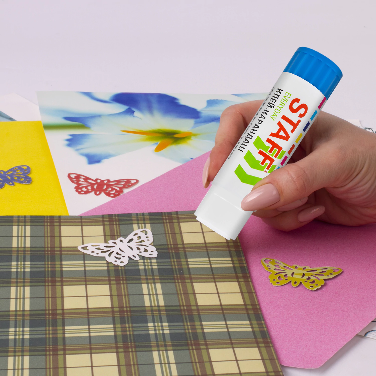 Фото товара Клей-карандаш 40гр Staff PVA-основа — Krasavita.by
