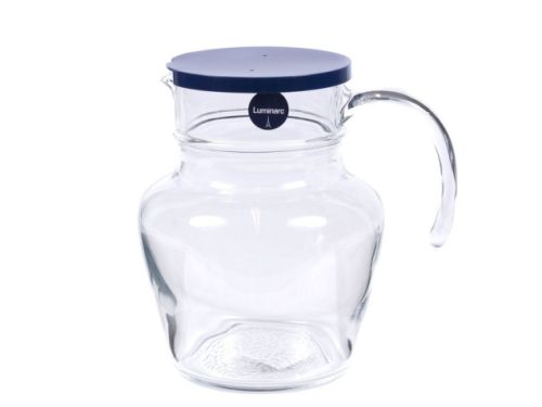 КУВШИН стеклянный с пластмассовой крышкой "Florero" 1,4 л/18 см