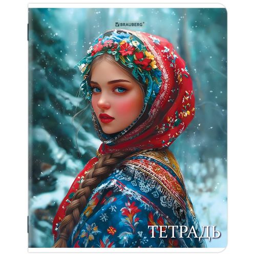 Фото товара Тетрадь 48 листов в клетку Русская красавица — Krasavita.by