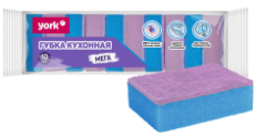 Губки для посуды Мега YORK 10шт.
