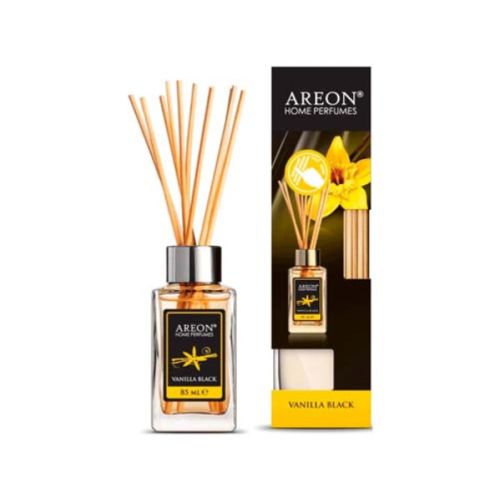 Фото товара Ароматизатор воздуха AREON HOME PERFUME STICKS Vanilla Black, 85 мл — Krasavita.by