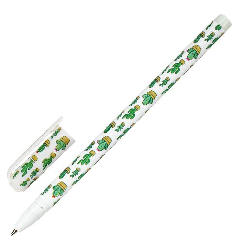 Фото товара Ручка шариковая Soft Touch Stick Cactus синяя — Krasavita.by
