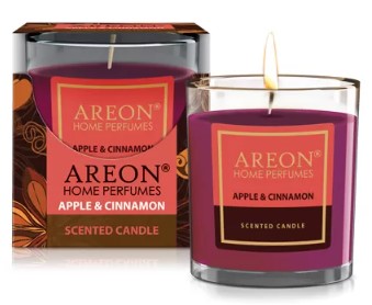 Фото товара Свеча ароматическая Apple & Cinnamon, 120 г — Krasavita.by