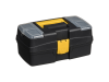 Фото товара Ящик для инструментов "Mars" 12", 290х170х132 мм с органайзером и вставкой (черный) — Krasavita.by