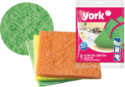 Губки абразивные YORK 3шт.