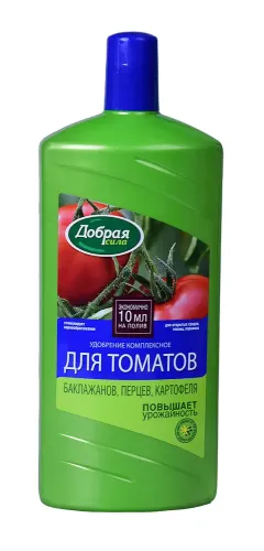 Фото товара Добрая Сила Удобрение открытого грунта для томат, баклажан, перц. сладк., 1 л/9 4607036356109 — Krasavita.by