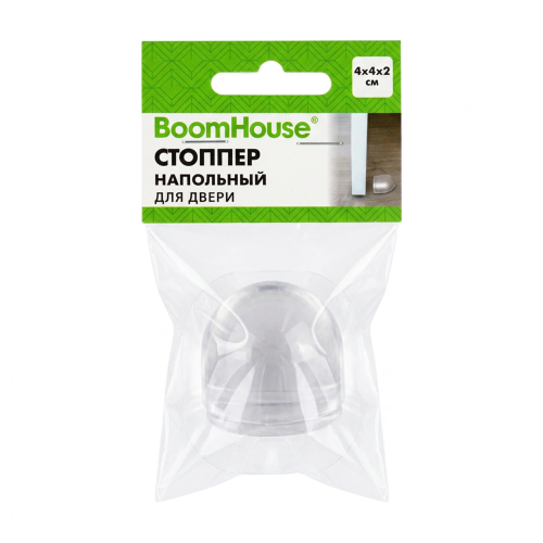 Стоппер напольный для двери 4х4х2 см 1 шт.,Boomhouse,701843