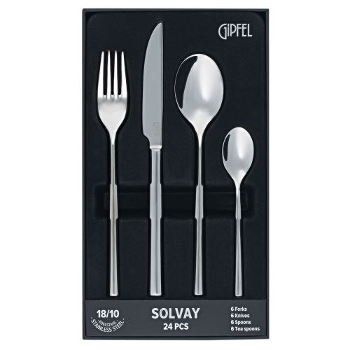 Фото товара Набор столовых приборов Gipfel Solvay 50680 24 предмета — Krasavita.by