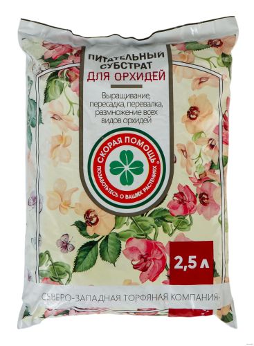 Фото товара Грунт для Орхидей "Скорая помощь" 2,5 л. — Krasavita.by