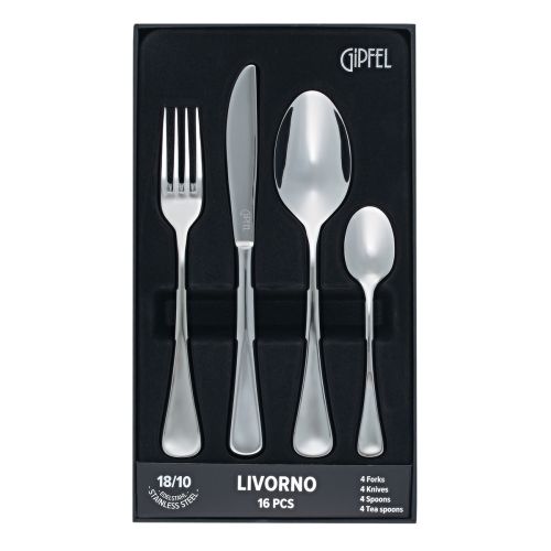Фото товара Набор столовых приборов Gipfel Livorno 50690 16 предметов — Krasavita.by