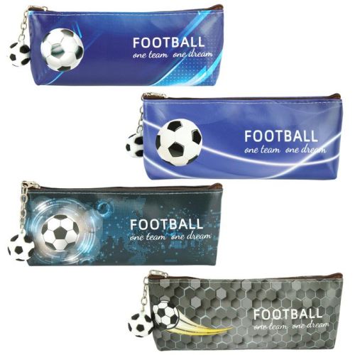 Фото товара Пенал с брелоком кожзам Football — Krasavita.by