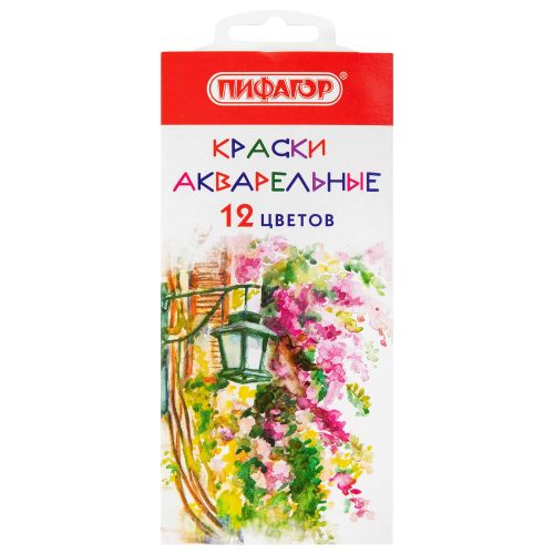 Фото товара Краски акварельные медовые 12 цветов — Krasavita.by