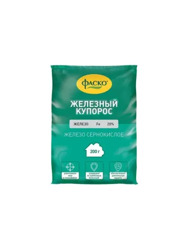Фото товара Железный купорос 200 г. (фас) 4812909004418 — Krasavita.by