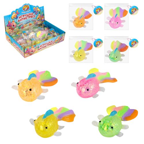 Фото товара Игрушка-антистресс, 11 см,ассорти 4 цвета, дисплей, JOLLY JOT, 665813 — Krasavita.by
