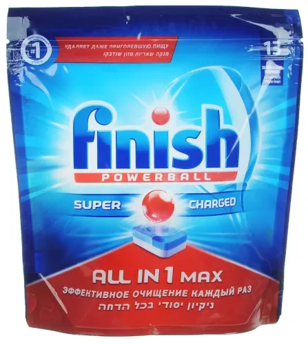 Фото товара ФИНИШ таблетки  ALL  IN 1 Max д/ПММ  13шт.*1/7 — Krasavita.by