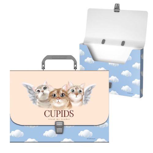 Фото товара Портфель пластиковый ErichKrause® Cupids, A4 (в пакете по 1 шт.) — Krasavita.by