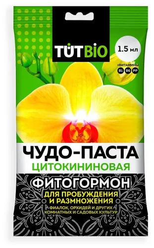Фото товара Цитокининовая паста ЛЕТТО 1,5мл (50) для орхидей и комнатных цветов 4660018791022 — Krasavita.by