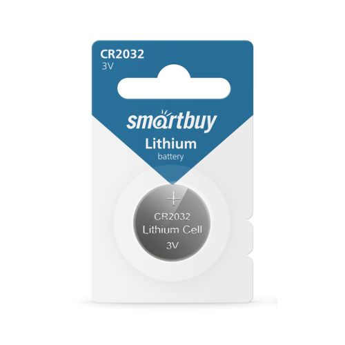 Фото товара Литиевый элемент питания Smartbuy CR2032/1B (12/720) (SBBL-2032-1B) — Krasavita.by