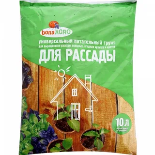 Фото товара Грунт питательный bonaAGRO УНИВЕРСАЛЬНЫЙ 10 л. 4813617000211, РБ, пр-во ООО "ГРУНТ-АГРО" — Krasavita.by