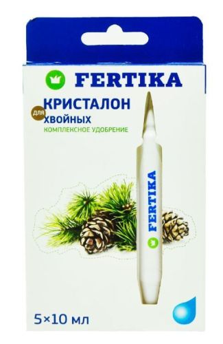 Фото товара ФЕРТИКА Кристалон для Хвойных жидкий, 5*10 мл. мин. удобрение 4620005611283 — Krasavita.by