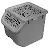 КОНТЕЙНЕР ДЛЯ ОВОЩЕЙ 11,3Л, 275Х240Х240 ММ (Серый)