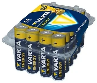 Фото товара Батарейка VARTA ENERGY LR6 AA BL24 за 1шт — Krasavita.by