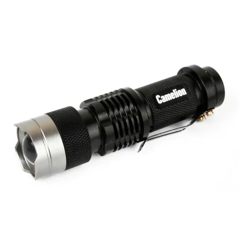 Фото товара Фонарь CAMELION XP-E, ЯРКИЙ, ZOOM, 3 режима, питание 1хAA, LED5135 — Krasavita.by