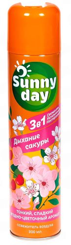Фото товара Освежитель воздуха Sunny Day Дыхание Сакуры 300мл.АРНЕСТ арт.26919 *12 - акц.цена — Krasavita.by