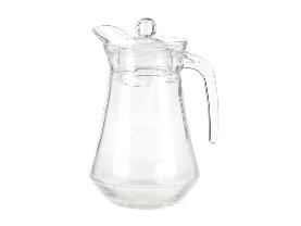 КУВШИН стеклянный "Аrc" с пластмассовой крышкой 1 л/21,5 см (арт. P9663, код 212583)