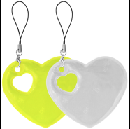Светоотражающий брелок сердце 4813674030190
