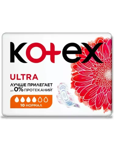 Фото товара Kotex Ultra НОРМАЛ 10шт. сеточка.*8/16 — Krasavita.by
