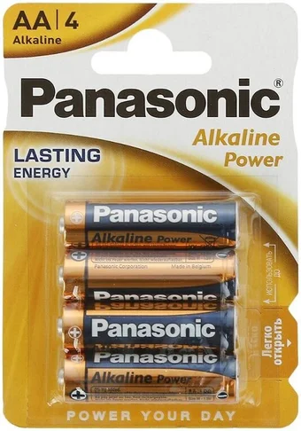 Фото товара Батарейка PANASONIC LR6/4BL Alkaline Power, Бельгия 4шт — Krasavita.by