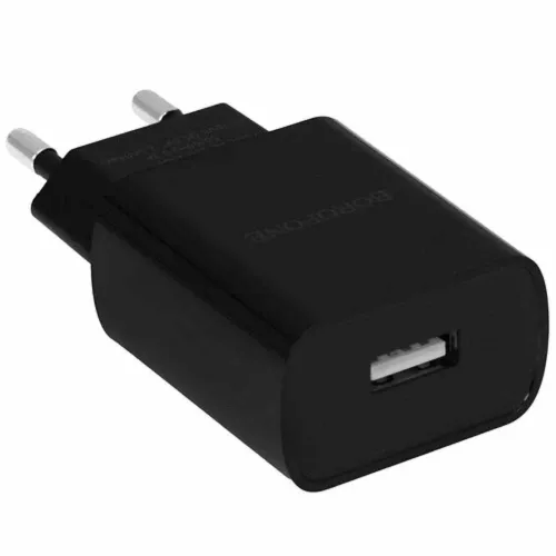 Фото товара BOROFONE BA20A/ Сетевое ЗУ/ 1 USB/ Выход: 10.5W/ Black — Krasavita.by