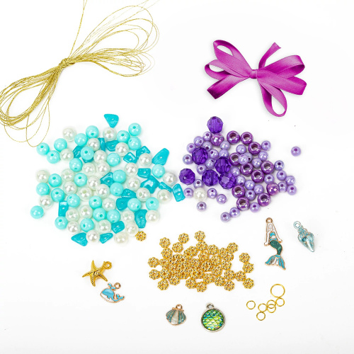 Фото товара Набор для создания бижутерии и украшений Kids Beads Set Русалки 188 элементов — Krasavita.by