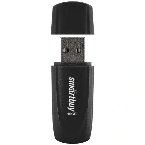 Фото товара USB флэш-диск Smart Buy 16GB Scout Black (SB016GB2SCK) — Krasavita.by